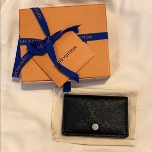Louis Vuitton Empreinte Multicartes Noir
